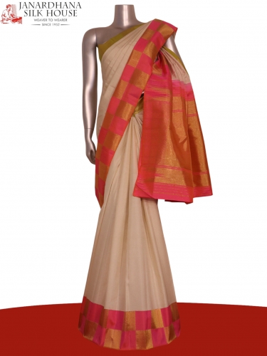 Pure Handloom Kanjeevaram Silk Saree